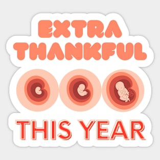 Extra Thankful This Year Sticker